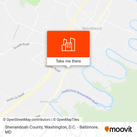 Shenandoah County map