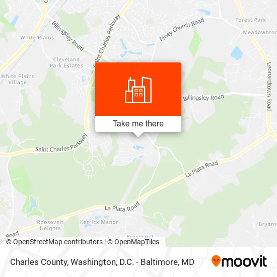Charles County map