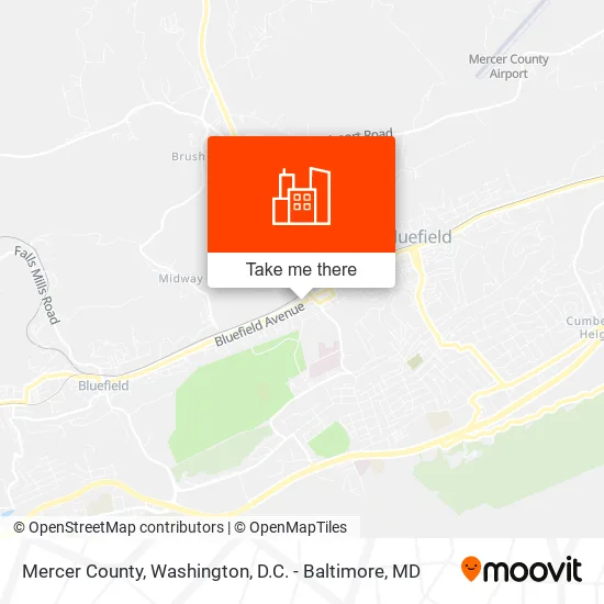 Mercer County map