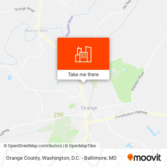 Orange County map