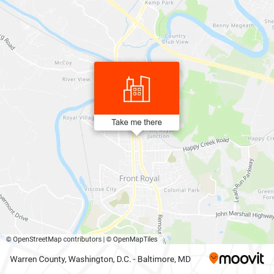 Warren County map