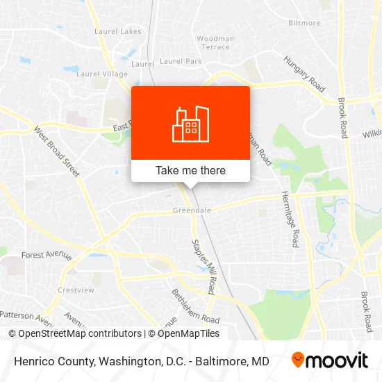 Henrico County map