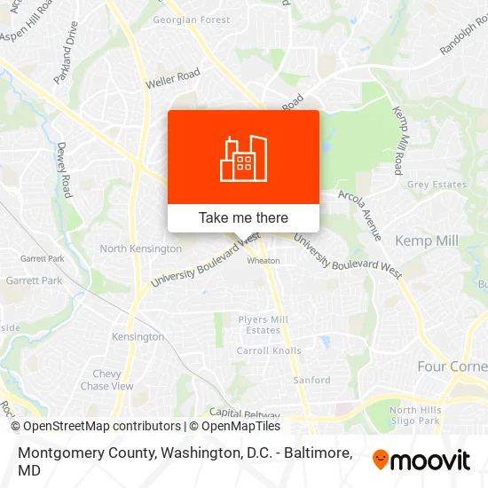 Montgomery County map