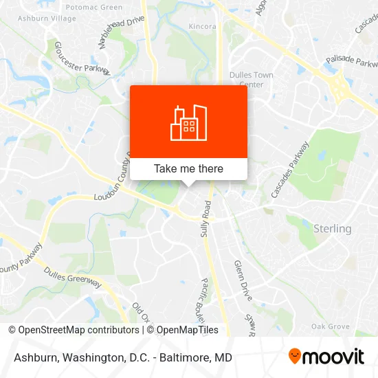 Ashburn map