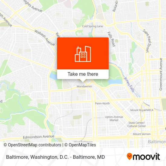 Baltimore map