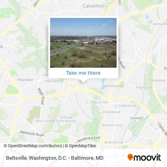 Beltsville map