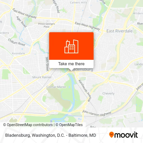 Bladensburg map