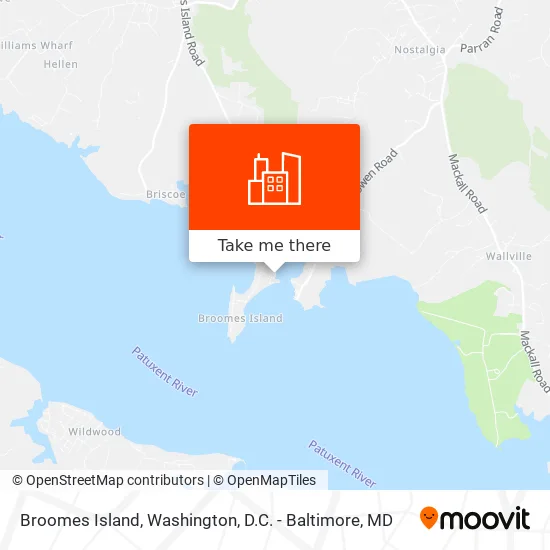 Broomes Island map