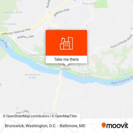 Brunswick map