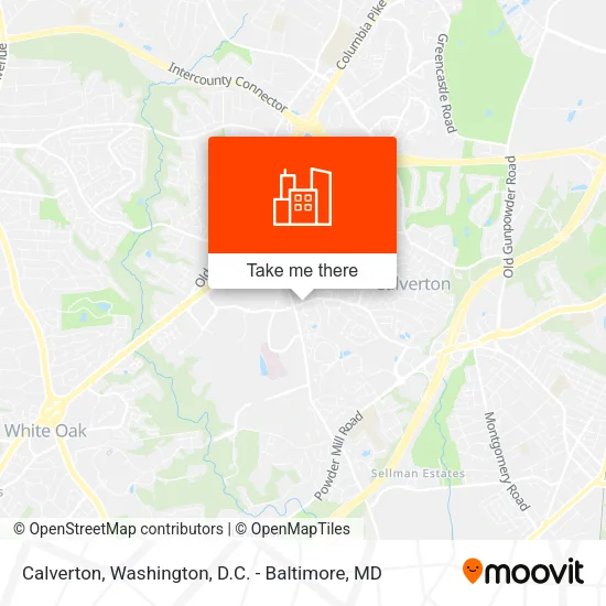 Calverton map