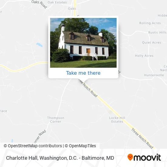 Charlotte Hall map