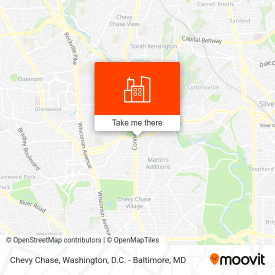 Chevy Chase map