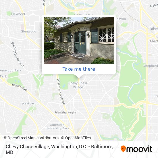 Chevy Chase Village map