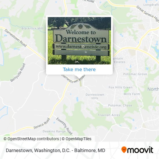 Darnestown map