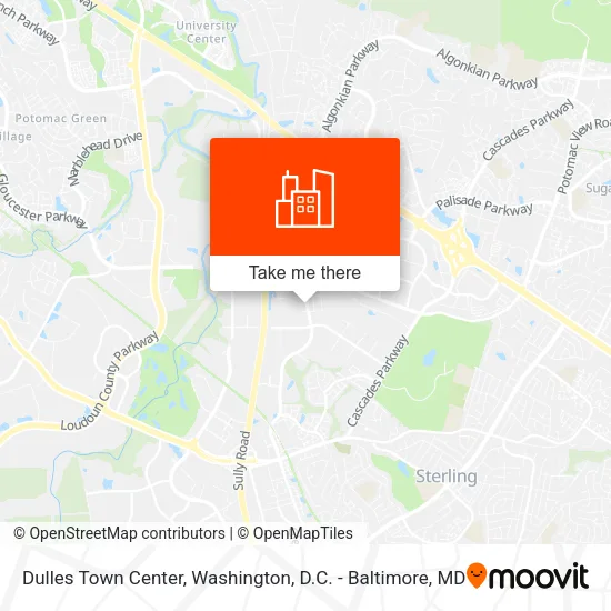 Dulles Town Center map