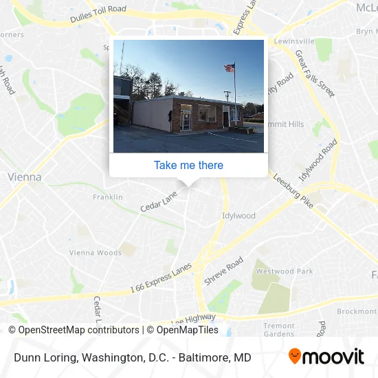 Dunn Loring map