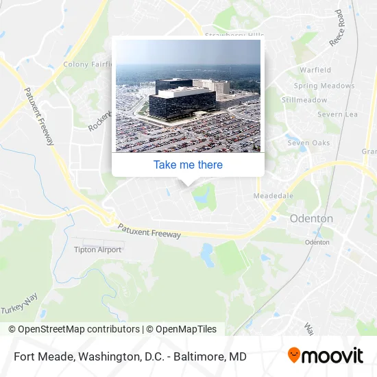 Fort Meade map