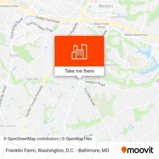 Franklin Farm map