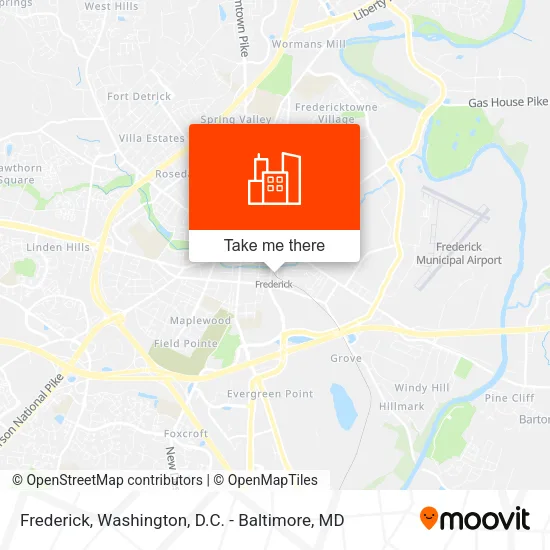 Frederick map