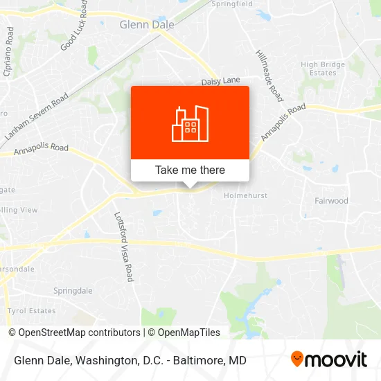 Glenn Dale map