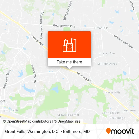 Great Falls map