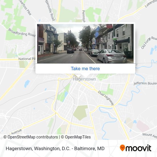 Hagerstown map