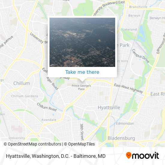 Hyattsville map