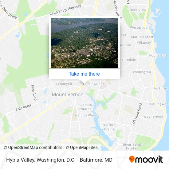 Hybla Valley map