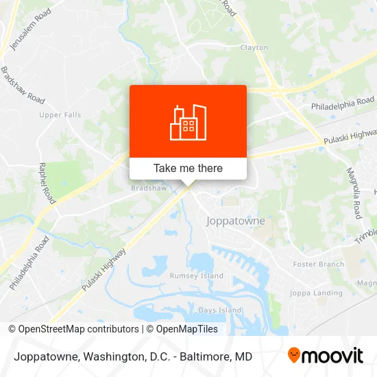 Joppatowne map