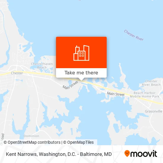Kent Narrows map