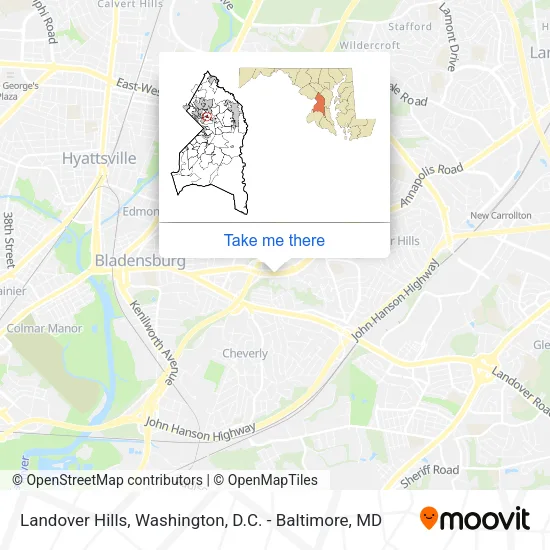 Landover Hills map