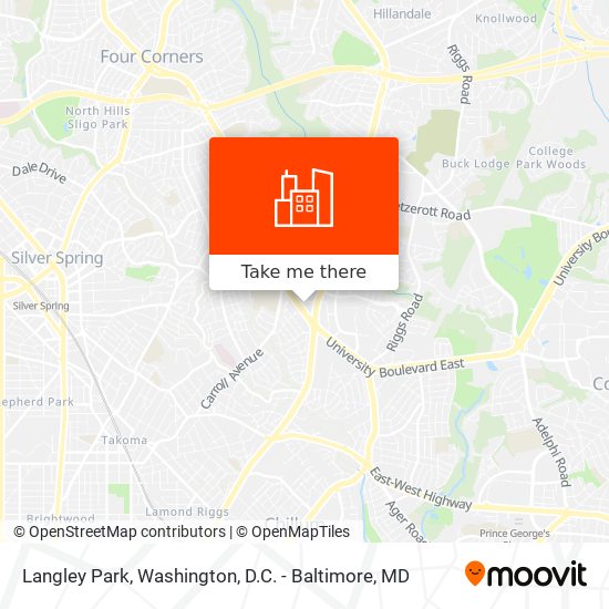 Langley Park map