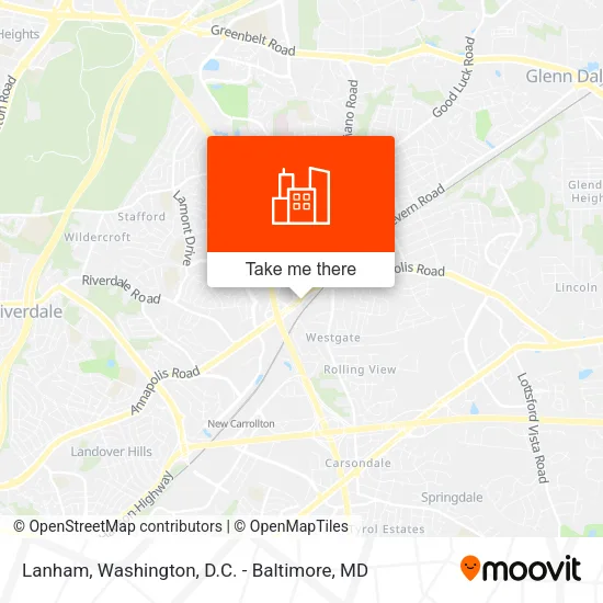 Lanham map