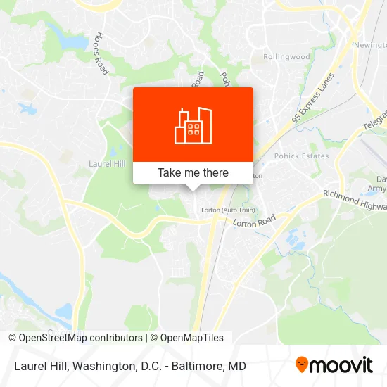Laurel Hill map