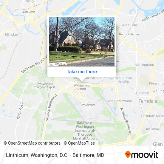 Linthicum map