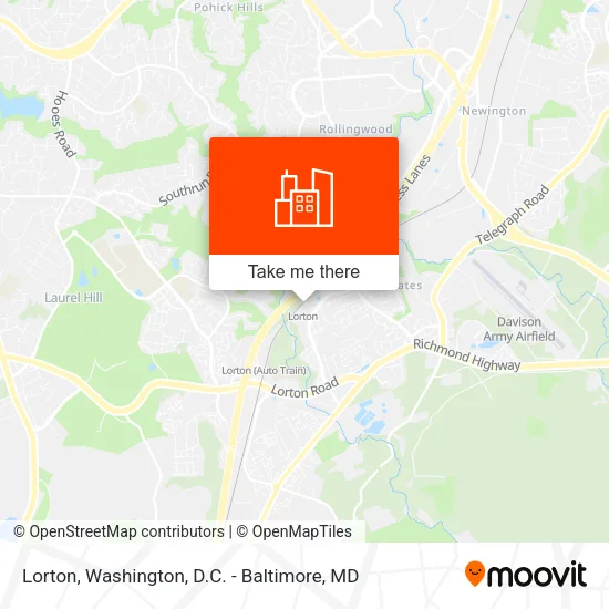 Lorton map
