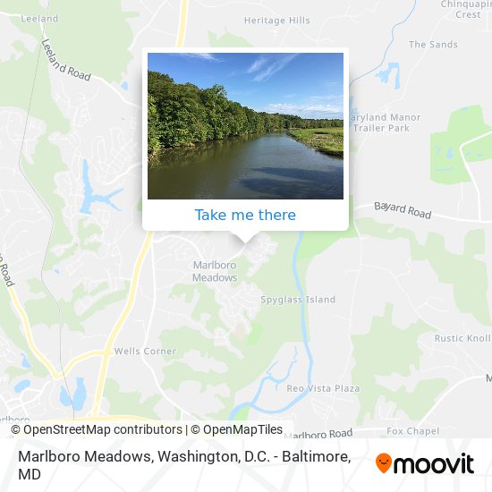 Marlboro Meadows map