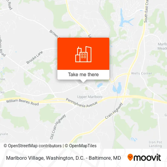 Marlboro Village map