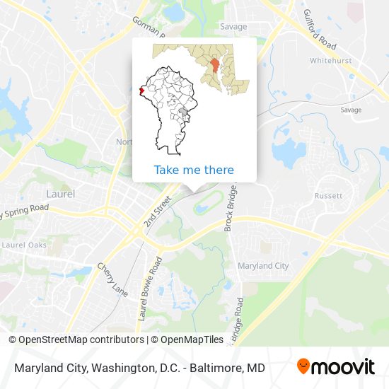 How to get to Maryland City by Bus or Train