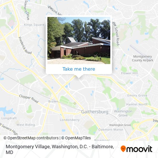 Montgomery Village map