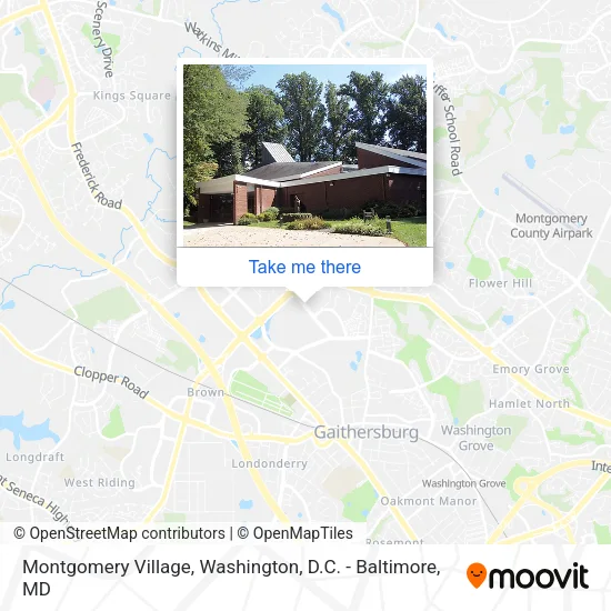 Montgomery Village map
