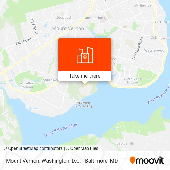 Mount Vernon map