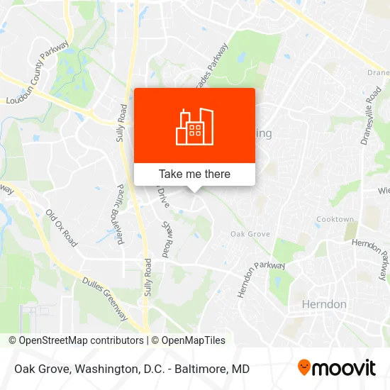 Oak Grove map