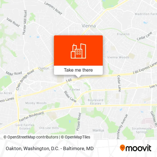 Oakton map