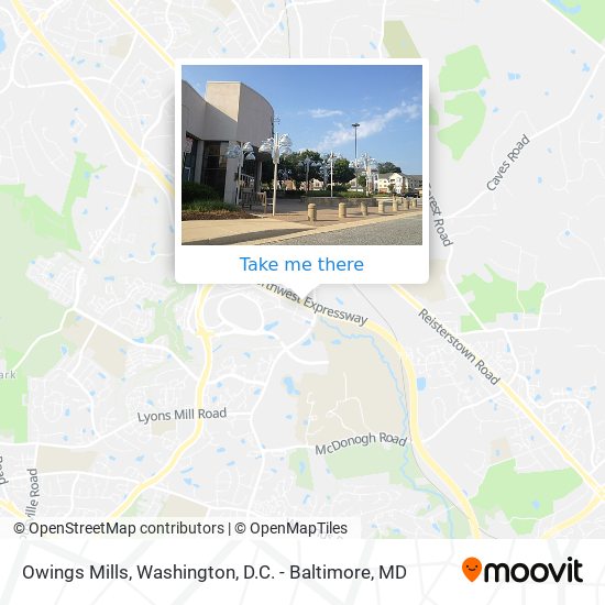 Owings Mills map