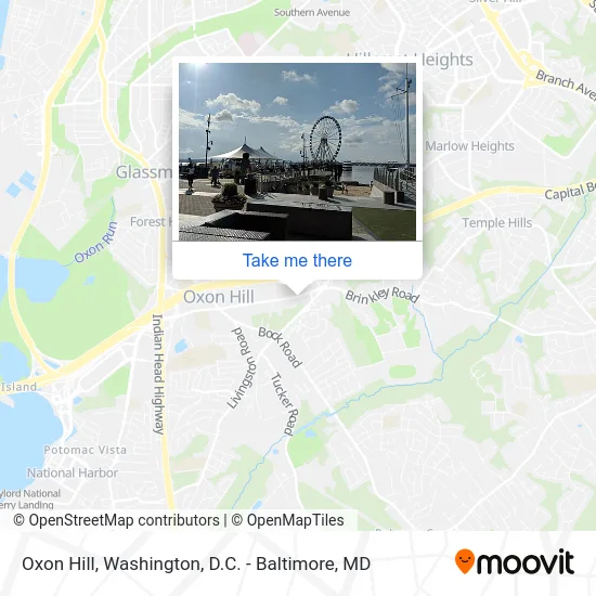 Oxon Hill map