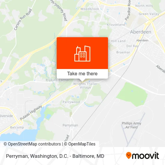 Perryman map