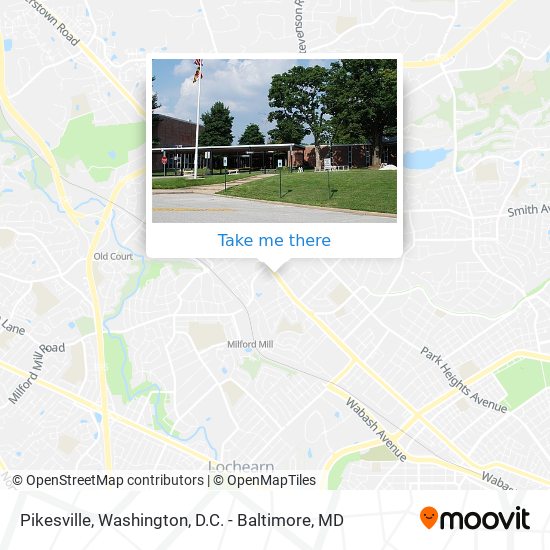 Mapa de Pikesville
