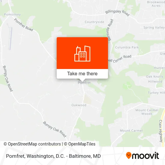 Pomfret map