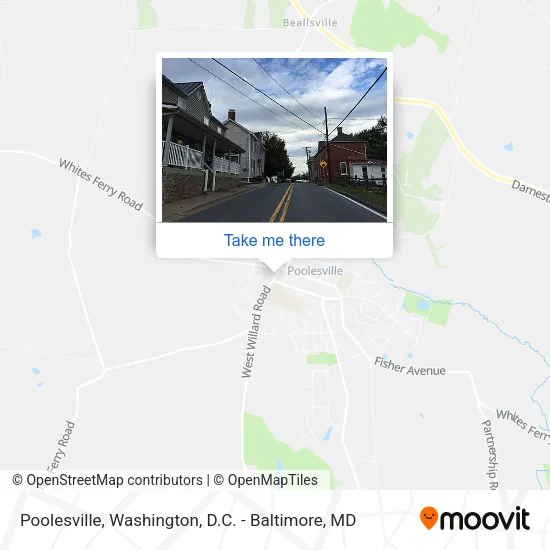 Poolesville map